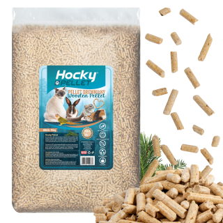 HOCKY peletová podstielka pre mačky, ošípané a králiky 15 kg